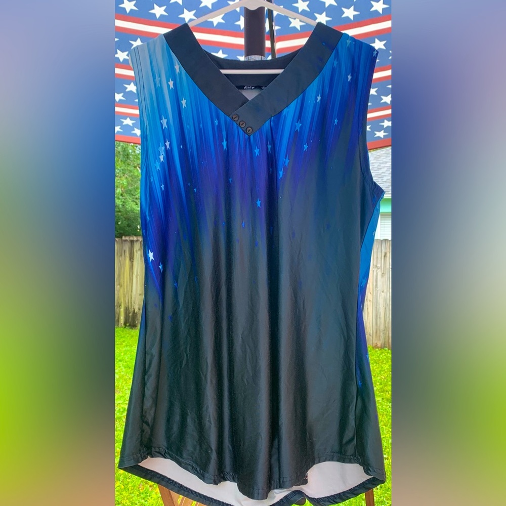 Blue star shirt